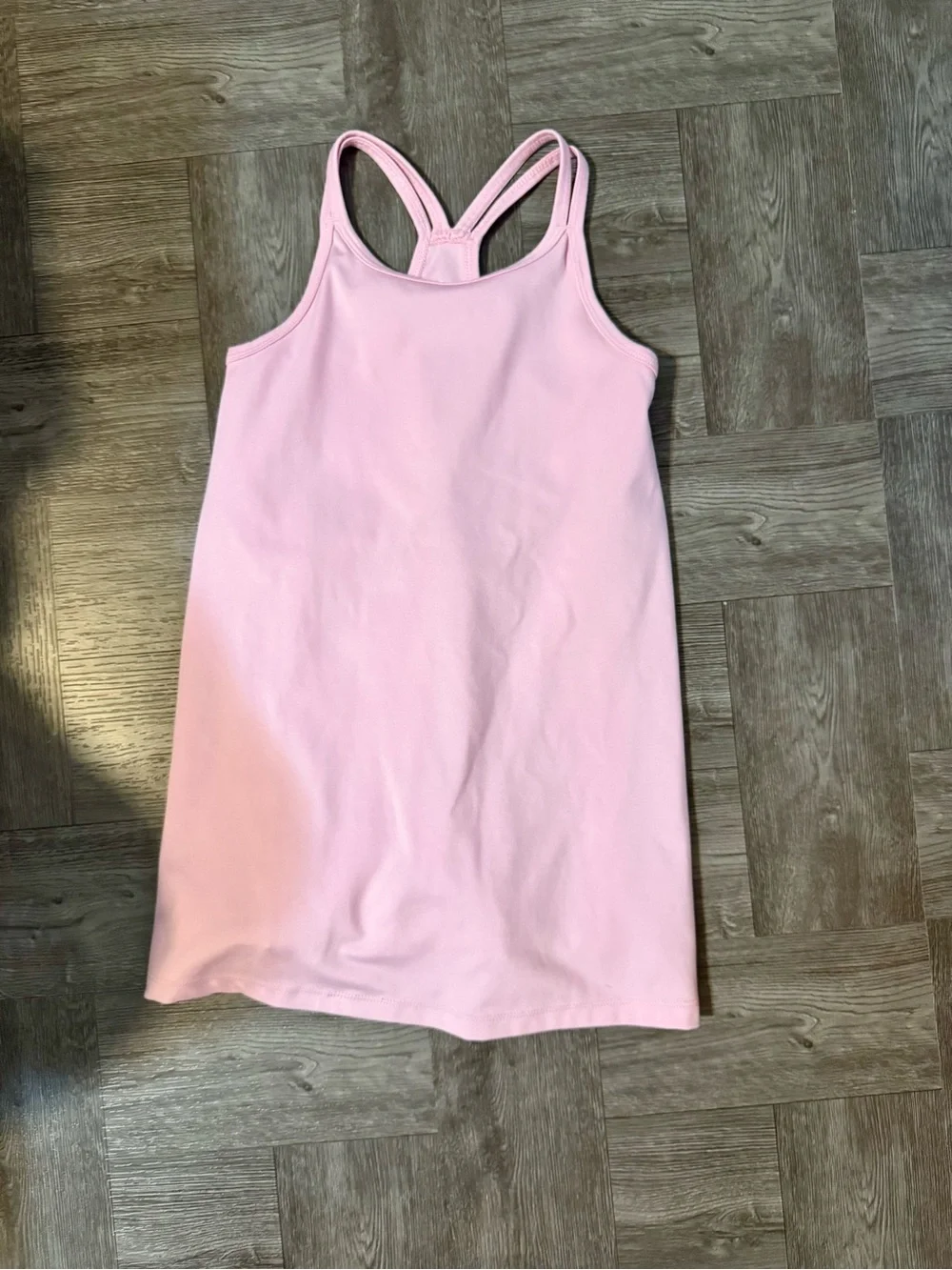 Girls Under Armour Pink Racerback Tank Dress